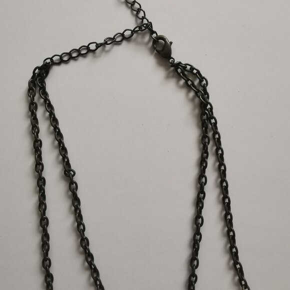 Coral Rose Faux Pink Pearl Danglers Pendant Necklace Beads Cottagecore Retro - Picture 5 of 8